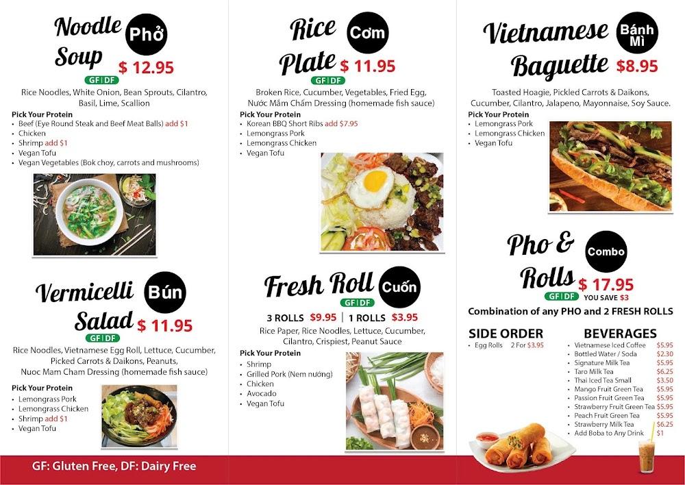 Pho and Rolls Chicken noodle soup